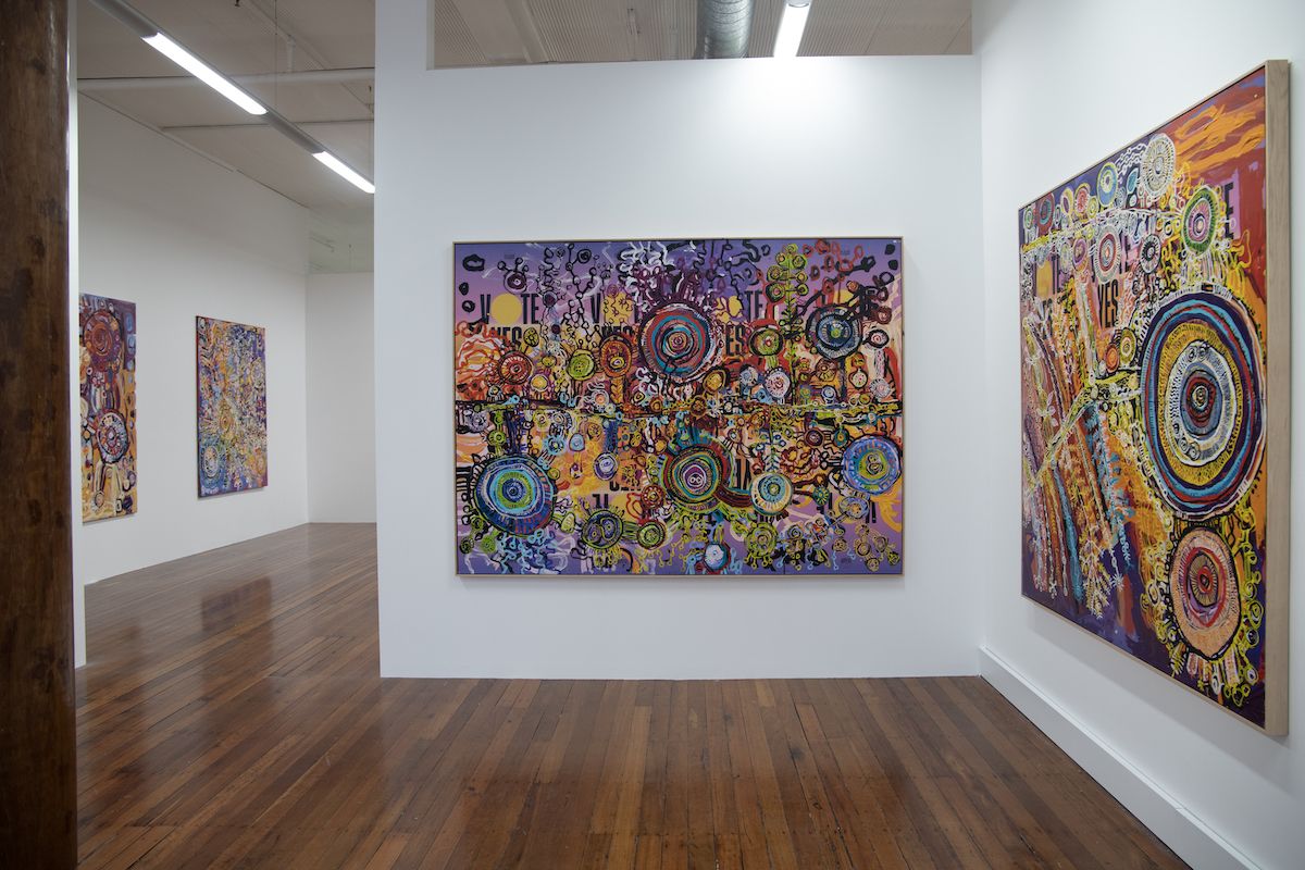 N.Smith Gallery - Artwork:Ngayuku Manta Ngayuku Wangka. N.Smith Gallery - Ngayuku Manta Ngayuku Wangka.