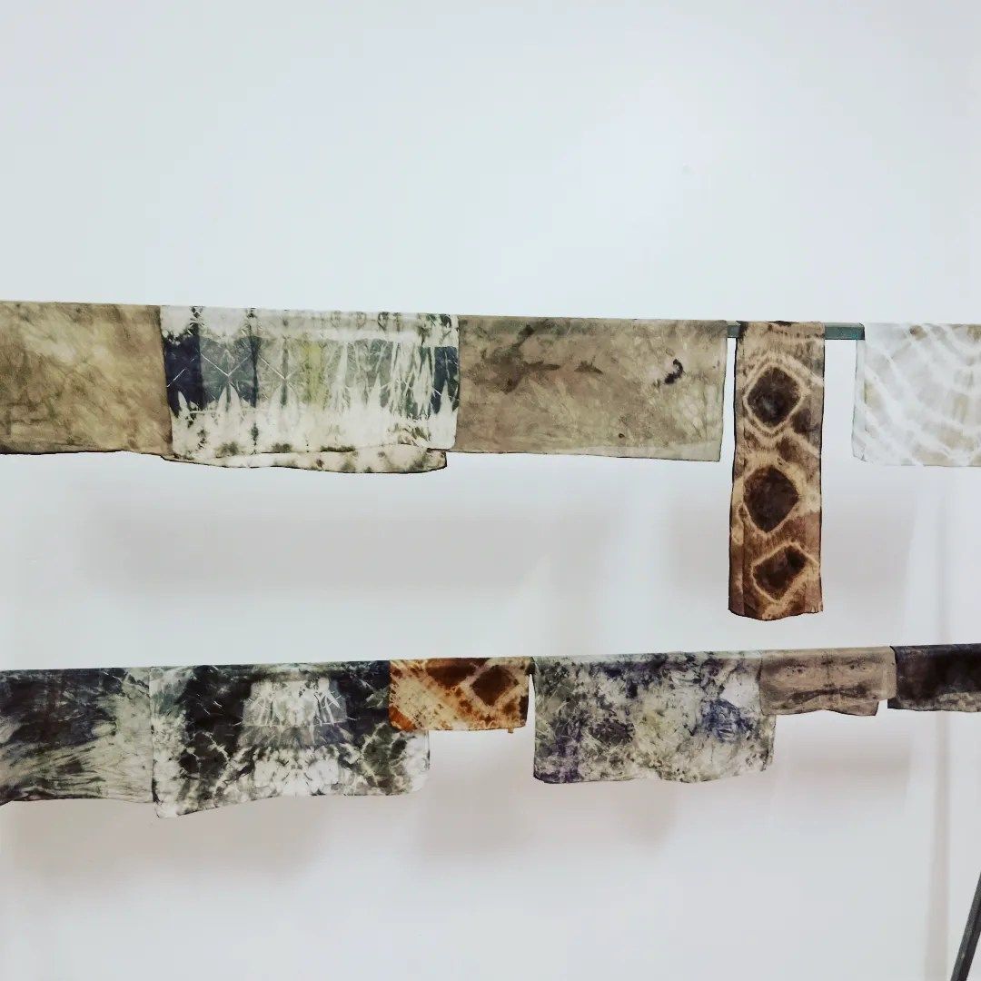 Gabrielle Rahman - Artwork:Mixed Eco Silk Scarves Gabrielle Rahman - Mixed Eco Silk Scarves