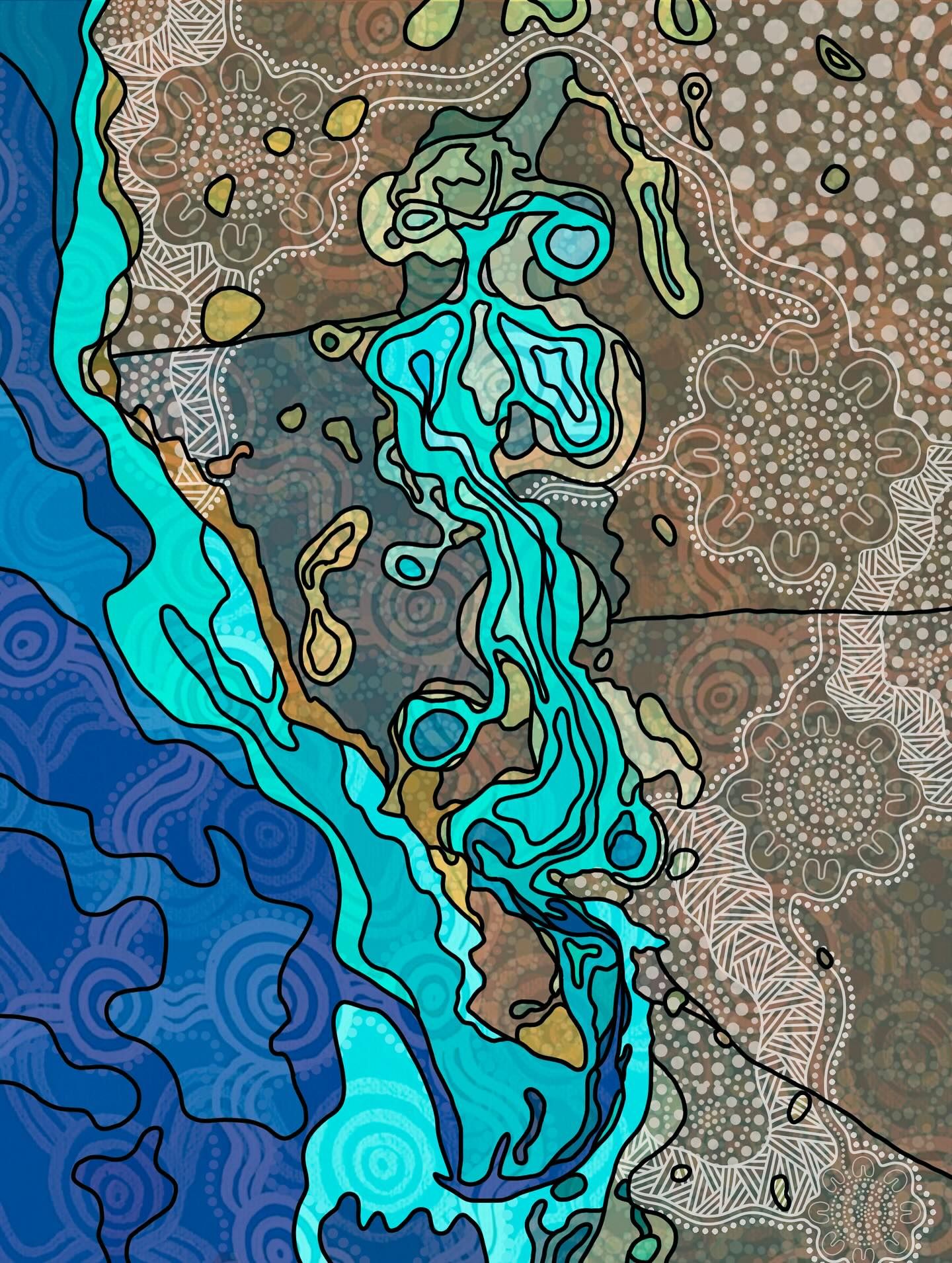 Lauren Greatorex - Artwork:Big Lagoon Lauren Greatorex - Big Lagoon