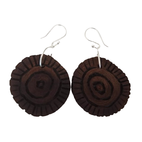 Gabrielle Rahman - Artwork:Waterhole Earrings Gabrielle Rahman - Waterhole Earrings