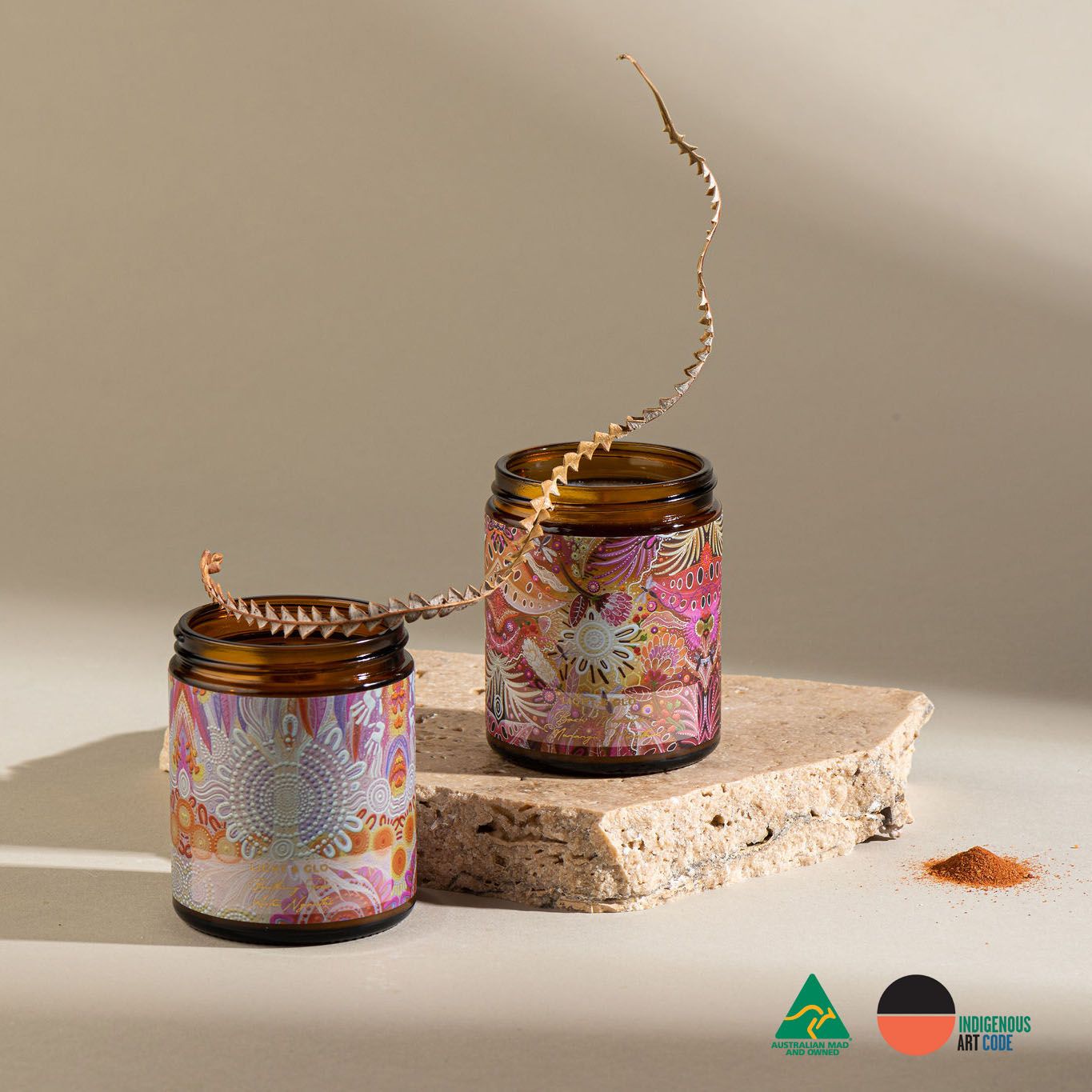 LIGHT + GLO - Wood Wick Soy Candle - Artwork:SOUL COLLECTION by Chern'ee Sutton LIGHT + GLO - Wood Wick Soy Candle - SOUL COLLECTION by Chern'ee Sutton