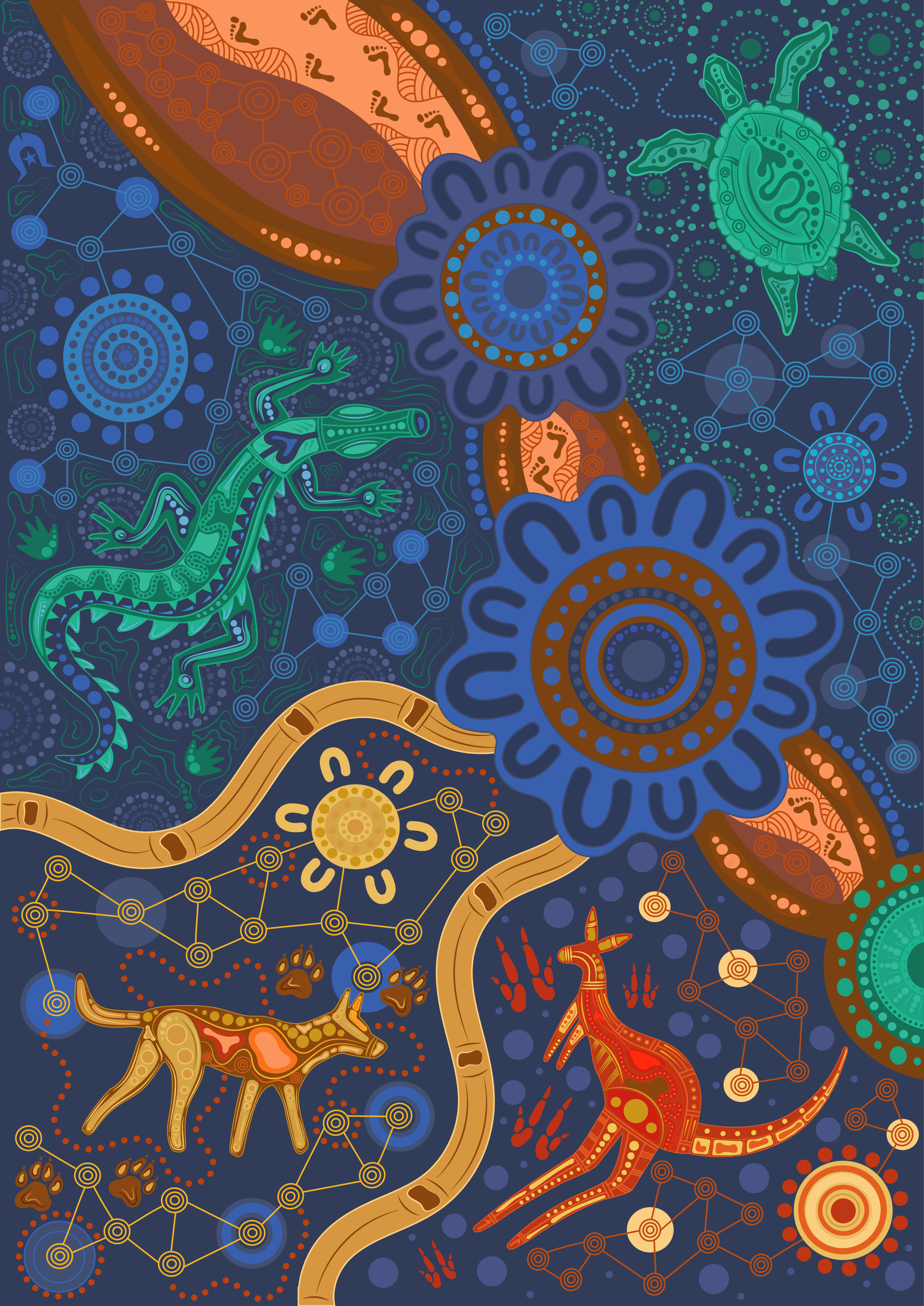 Luke Jampin Booth - Sunnybank Special School RAP Artwork