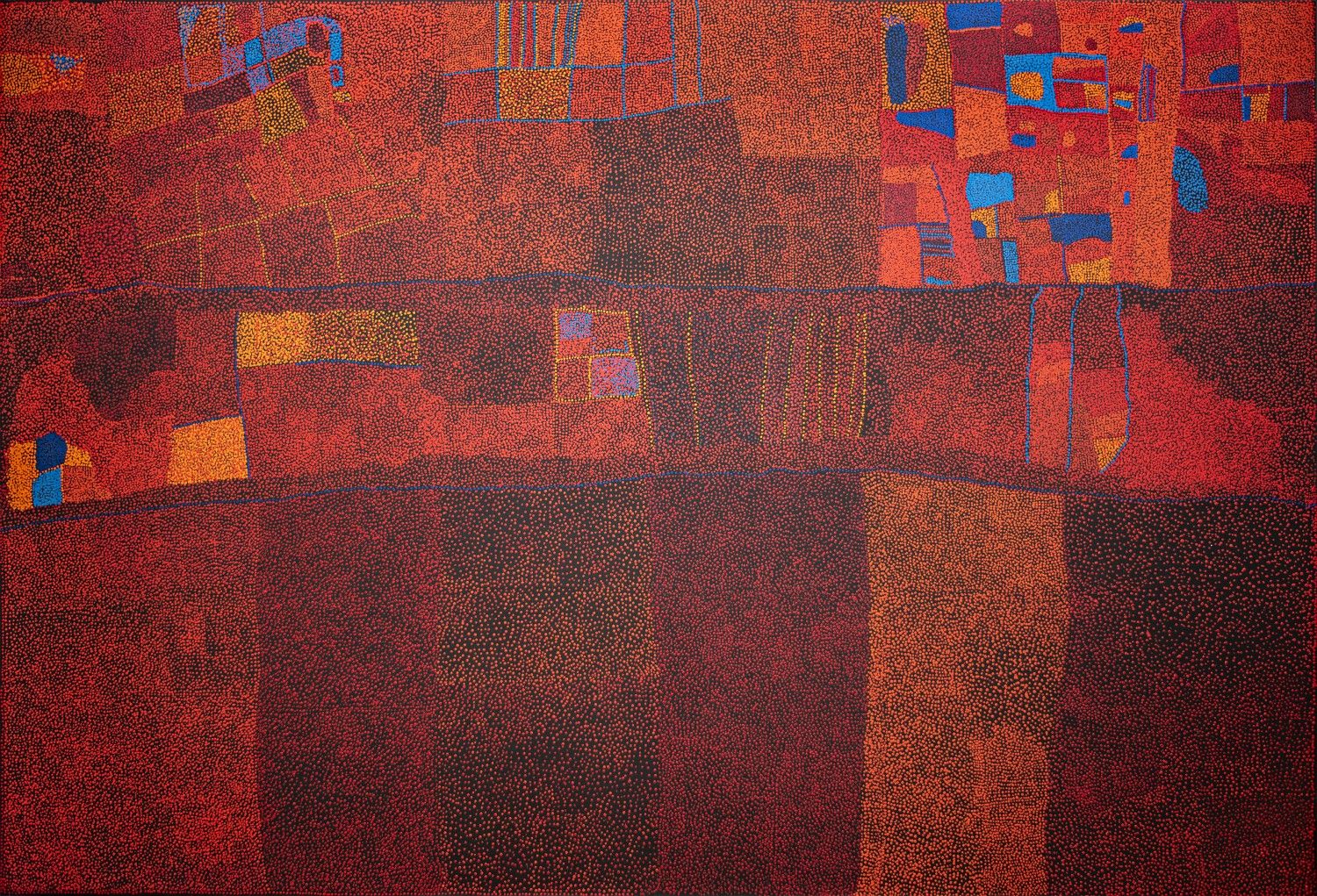 Aboriginal Signature Estrangin Gallery, Belgium - Artwork:Kamanti Aboriginal Signature Estrangin Gallery, Belgium - Kamanti