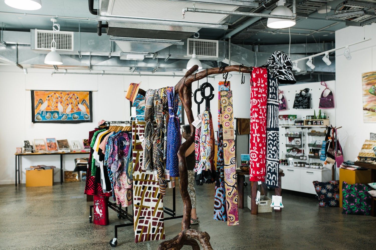 Aboriginal Bush Traders - Artwork:Inside the ABT retail space. Aboriginal Bush Traders - Inside the ABT retail space.