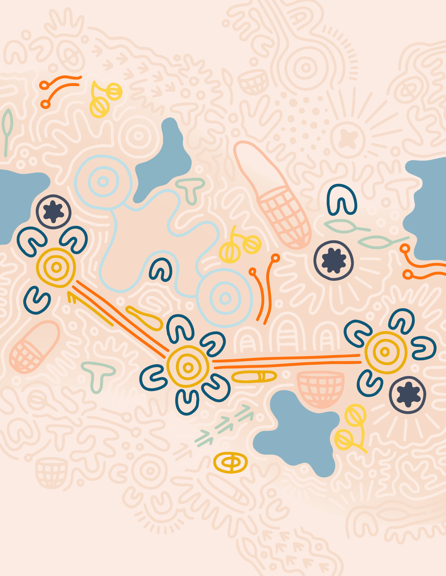 Solid Lines - Artwork:Pleasant State x Nadurna Collaboration Solid Lines - Pleasant State x Nadurna Collaboration