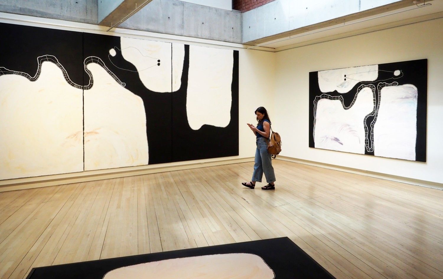 Outstation Gallery - Artwork:Install of TIMO HOGAN: KUMPILPA NGARANYI – UNSEEN Exhibition Outstation Gallery - Install of TIMO HOGAN: KUMPILPA NGARANYI – UNSEEN Exhibition