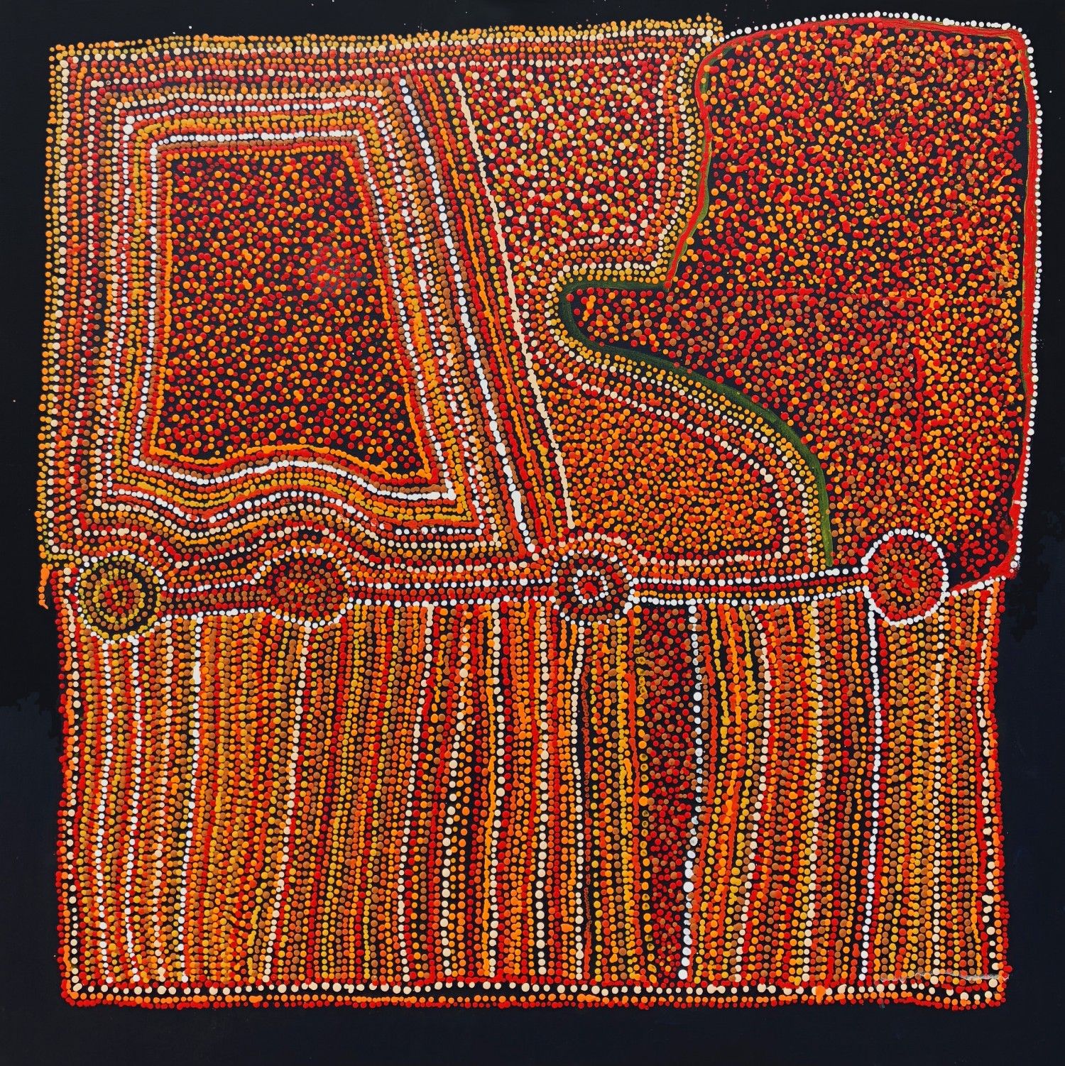 Ninuku Arts Indigenous Corporation - Artwork:Patilpa Ninuku Arts Indigenous Corporation - Patilpa