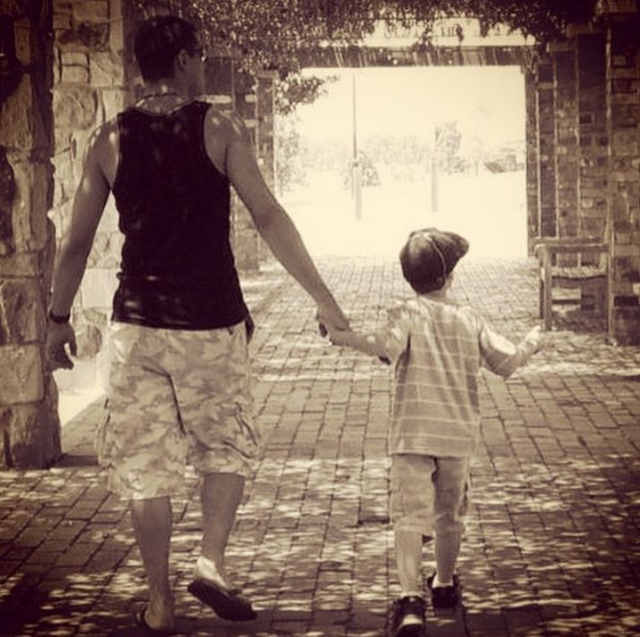 Telina Foote - Father and son
